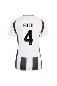 Fotbalové Dres Juventus Federico Gatti #4 Dámské Domácí Oblečení 2024-25 Krátký Rukáv